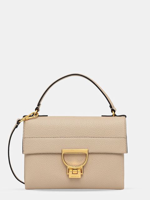 Coccinelle torebka skórzana Arlettis kolor beżowy E1 MD5 19 03 01 - zdjęcie produktu nr 1