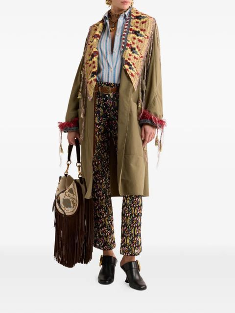 ETRO lace bead sequin trousers - Black - zdjęcie produktu nr 2