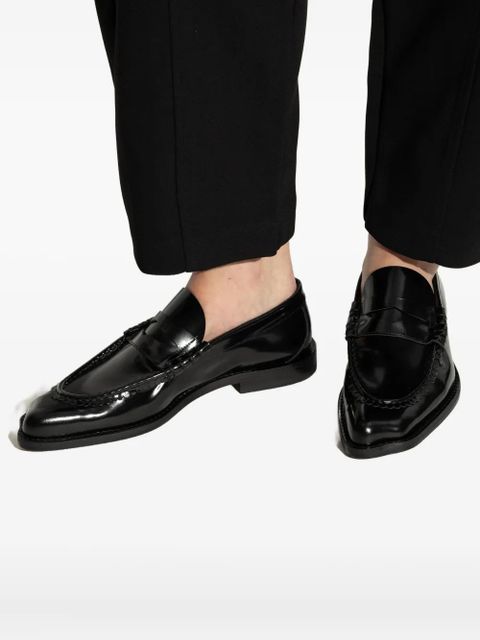 Vivienne Westwood Coin leather loafers - Black