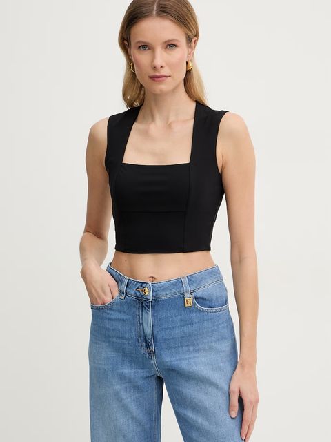 Patrizia Pepe crop top damski - zdjęcie produktu nr 2