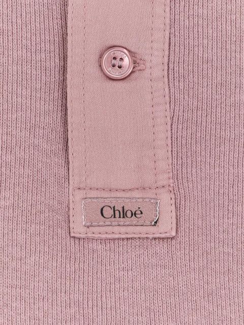 Chloé button-embellished knitwear - Pink