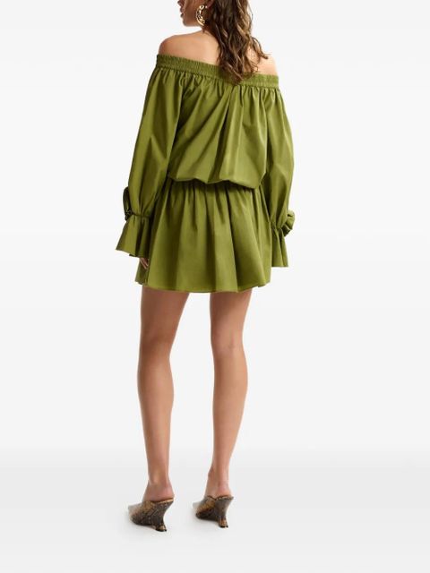 Essentiel Antwerp rosette-embellished mini dress - Green