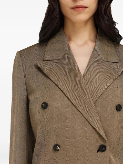 Ferragamo double-breasted blazer - Neutrals
