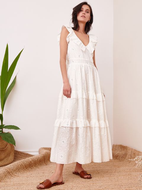 BY CABO - Sukienka maxi z falbanami HAMPTONS - zdjęcie produktu nr 2