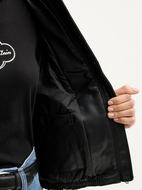 Calvin Klein Jeans kurtka kolor czarny przejściowa oversize LV047E507G