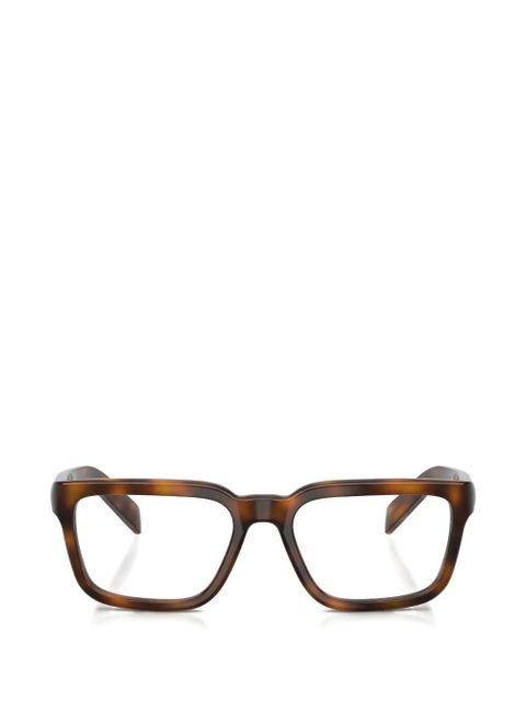 Prada Eyewear square-frame glasses - Brown - zdjęcie produktu nr 1