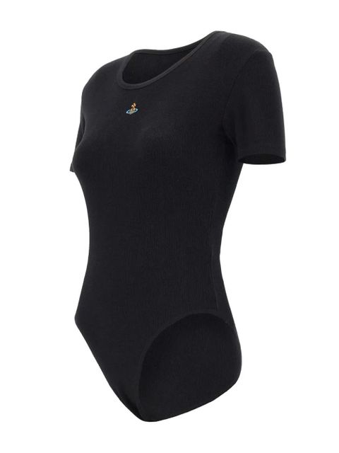 Vivienne Westwood embroidered-logo T-shirt - Black