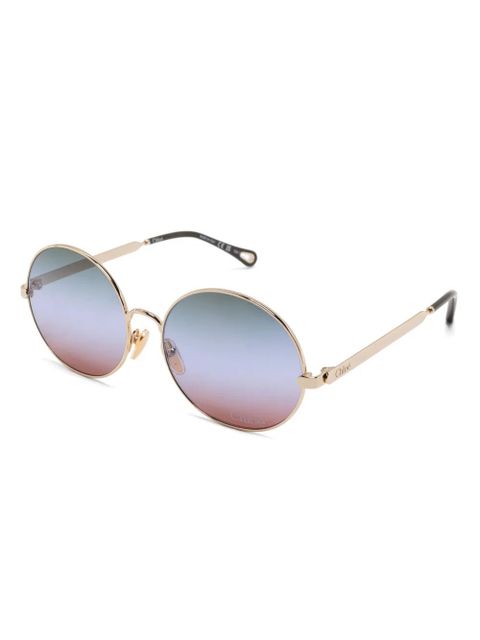 Chloé Eyewear round-frame sunglasses - Gold - zdjęcie produktu nr 2