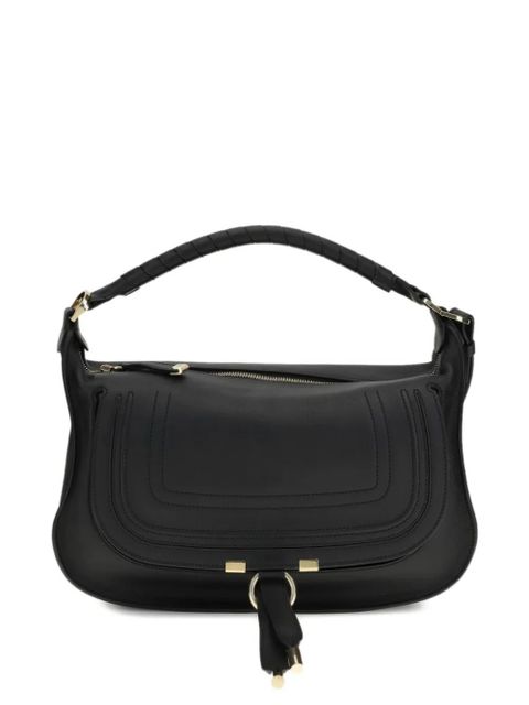Chloé small Marcie leather shoulder bag - Black - zdjęcie produktu nr 1