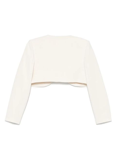 Self-Portrait 3D-sequin crepe jacket - Neutrals - zdjęcie produktu nr 2