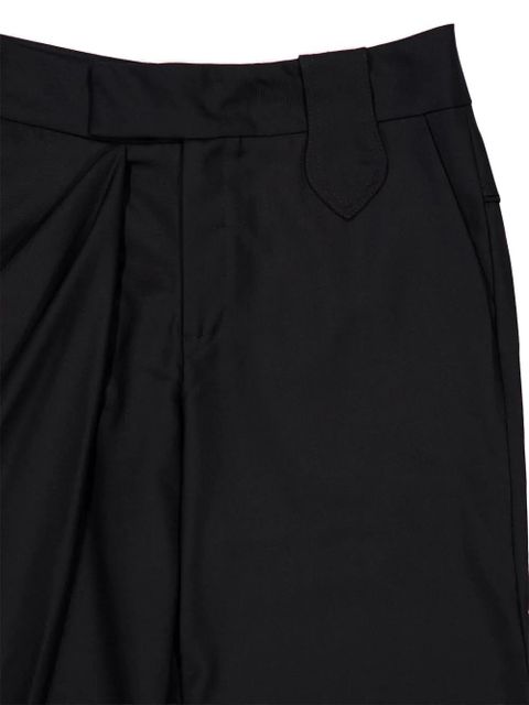 Johanna Ortiz Outlaw drape-detail trousers - Black - zdjęcie produktu nr 2