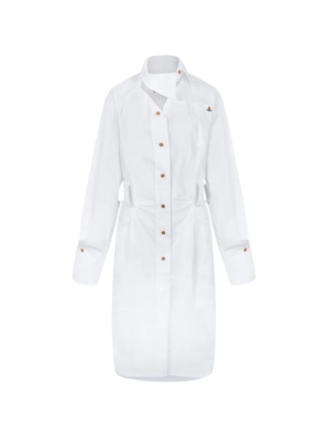 Vivienne Westwood Drunken button asymmetric dress - White - zdjęcie produktu nr 1