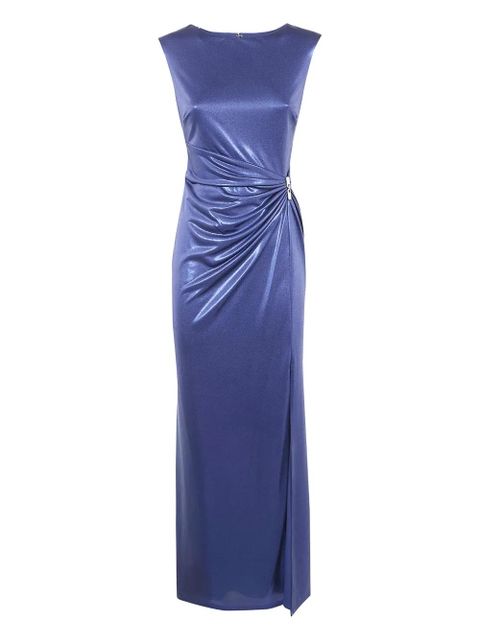 Lauren Ralph Lauren draped embellished dress - Blue - zdjęcie produktu nr 1