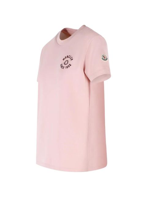 Moncler logo-detail T-shirt - Pink