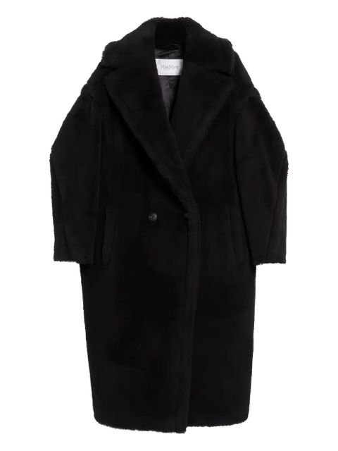Max Mara Teddy fleece-collar coat - Black - zdjęcie produktu nr 1