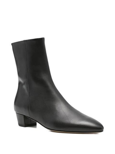 Aeyde leather pointed-toe ankle boots - Black - zdjęcie produktu nr 2