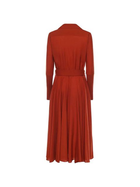 Loro Piana Verlaine buttoned belted dress - Orange - zdjęcie produktu nr 2