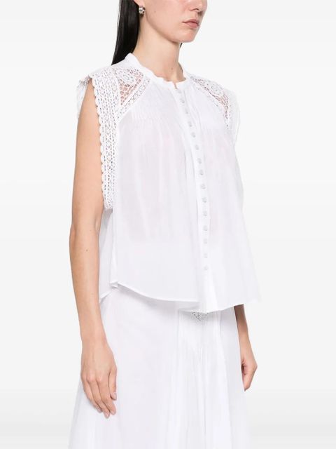 MARANT ÉTOILE Gresia top - White