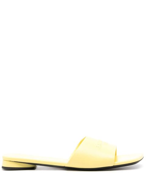 Balenciaga Duty Free leather sandals - Yellow - zdjęcie produktu nr 1