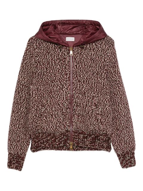 Moncler hooded wool jacket - Red - zdjęcie produktu nr 1