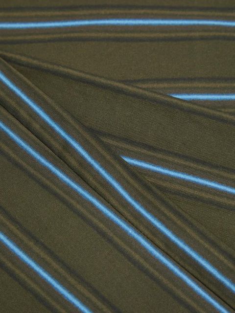 STAUD drawstring striped trousers - Green - zdjęcie produktu nr 2