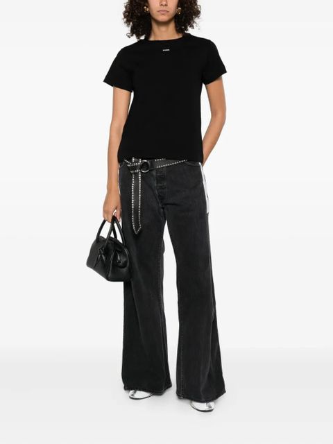 PINKO crew-neck short-sleeve top - Black