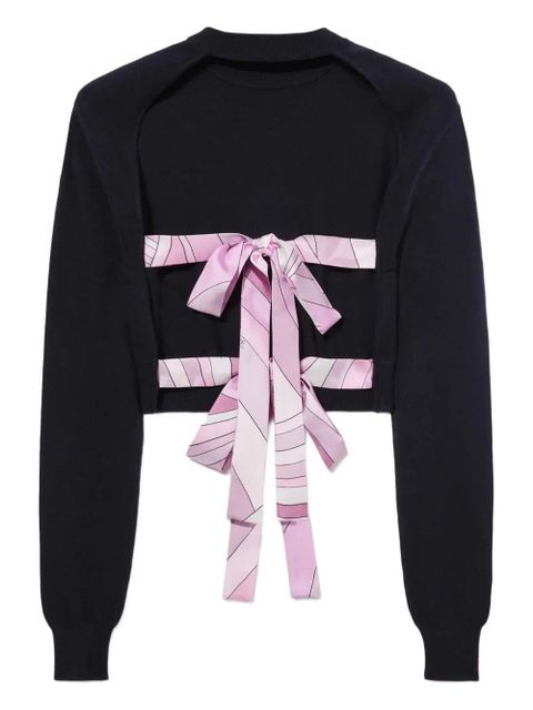 PUCCI open-back top - Black - zdjęcie produktu nr 2