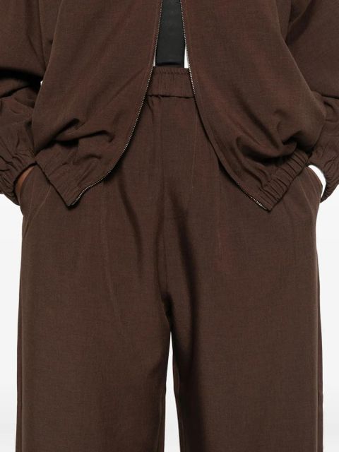 The Frankie Shop elasticated-waist trousers - Brown