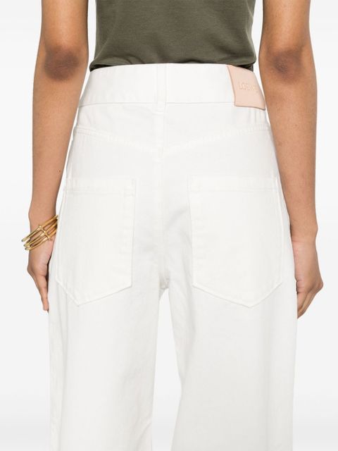 LOEWE Anagram wide-leg jeans - White
