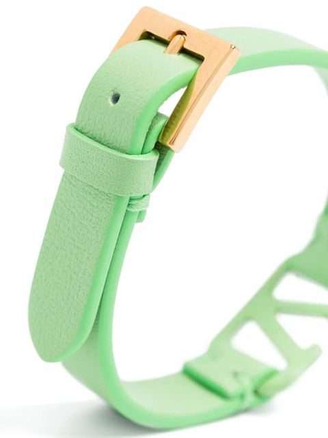 Valentino Garavani VLogo leather bracelet - Green