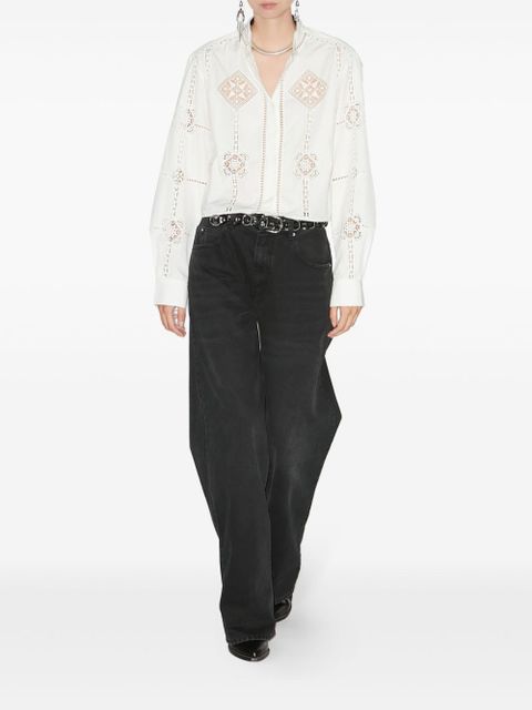 ISABEL MARANT Serena shirt - White - zdjęcie produktu nr 2