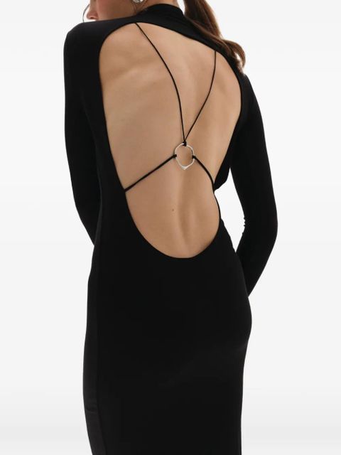 MANURÍ Marianne 2.6 open-back dress - Black