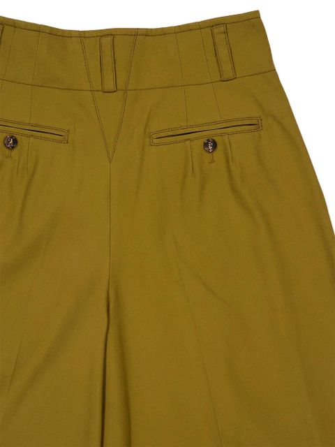 ZIMMERMANN Luna drill tailored trousers - Green