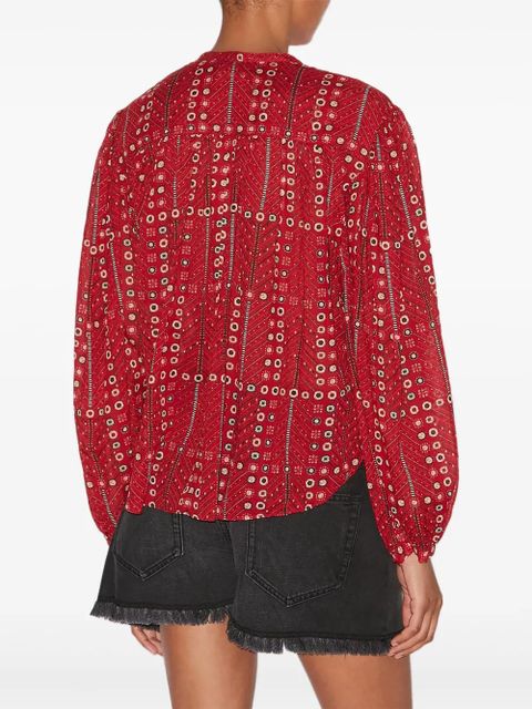 MARANT ÉTOILE Salika blouse - Red - zdjęcie produktu nr 2
