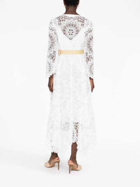 ZIMMERMANN Chintz doily-lace midi dress - White - zdjęcie produktu nr 2