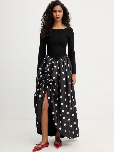 The Sleeper sukienka kolor czarny maxi rozkloszowana ARDR10G097R - zdjęcie produktu nr 1