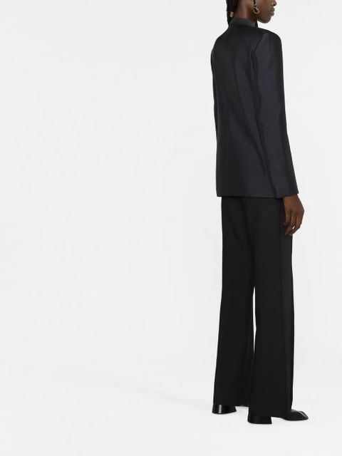 Jil Sander tailored single-breasted blazer - Blue