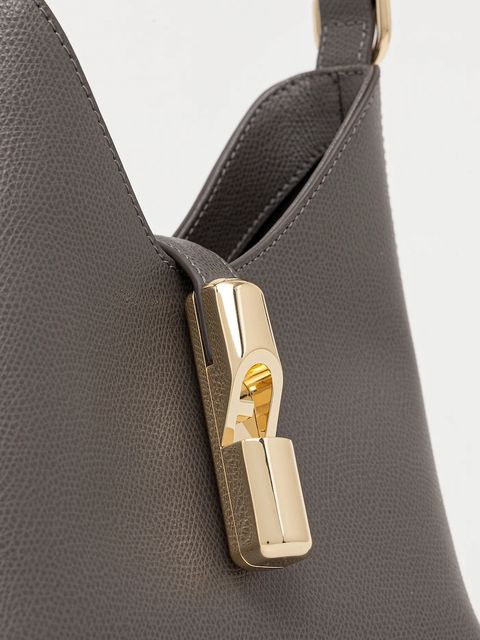 Furla torebka skórzana kolor szary WE00820.ARE000.4283S