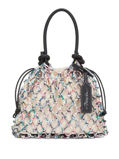 3.1 Phillip Lim Sac net-pattern drawstring tote bag - Neutrals - zdjęcie produktu nr 1