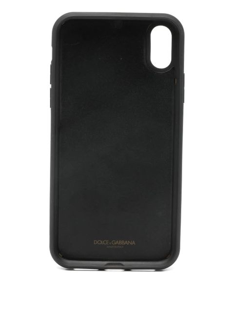 Dolce & Gabbana geometric-print iPhone XR case - Red - zdjęcie produktu nr 2