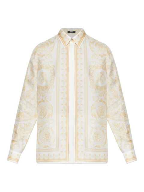 Versace Barocco-print shirt - White - zdjęcie produktu nr 1