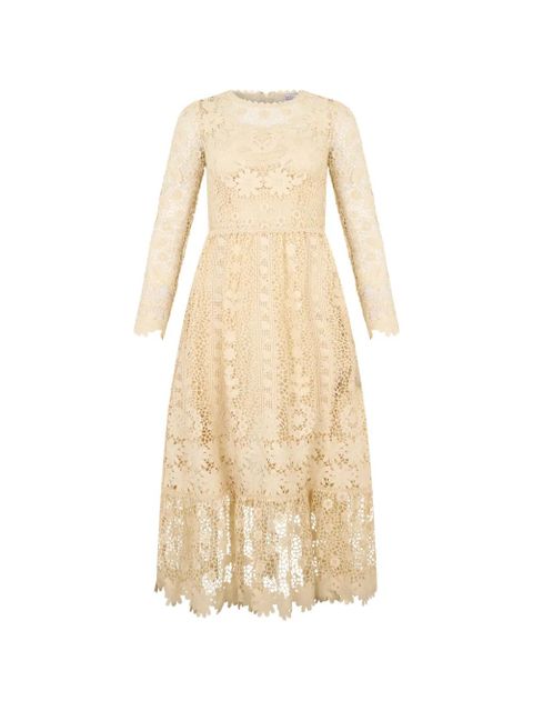 Valentino Garavani lace midi dress - Neutrals - zdjęcie produktu nr 1