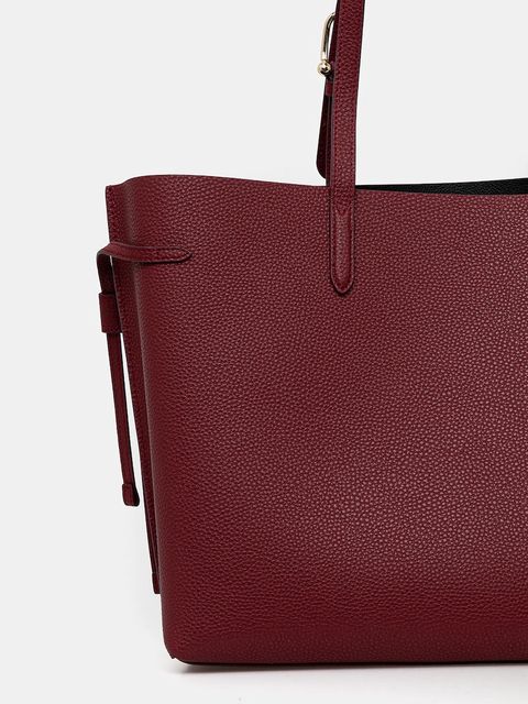 Furla torebka skórzana kolor bordowy WB02001 BX4329 4617S