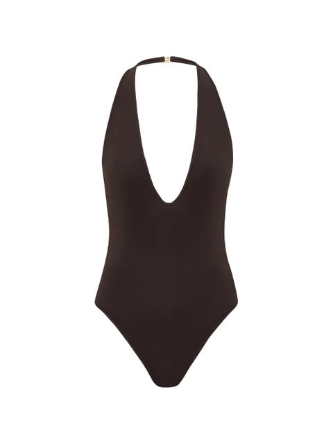 ZIMMERMANN Luna halter-neck bodysuit - Brown