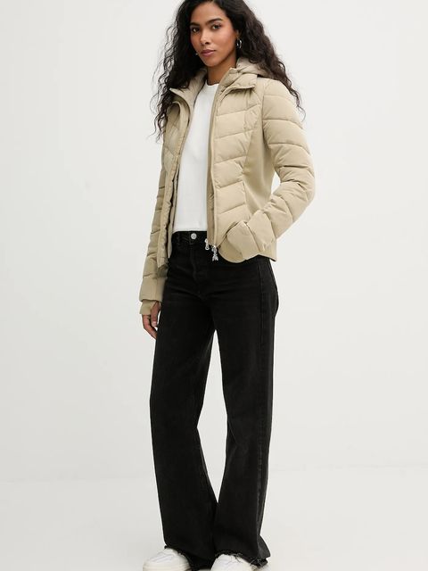 Patrizia Pepe kurtka kolor beżowy przejściowa 8O0213 A680 - zdjęcie produktu nr 2