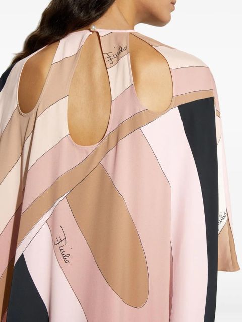 PUCCI Iride-print dress - Black