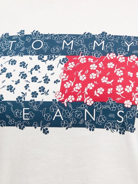 Tommy Jeans t-shirt bawełniany damski kolor biały DW0DW20897