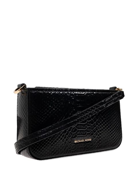 Michael Kors small Bryant leather crossbody bag - Black