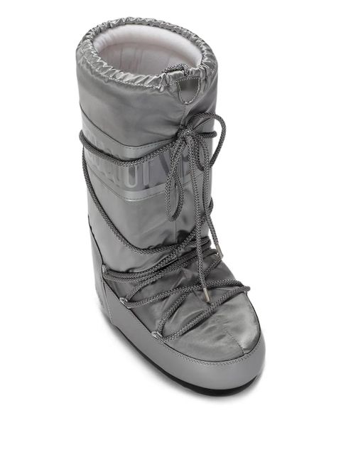 Moon Boot Icon glance lace-up boot - Grey - zdjęcie produktu nr 2