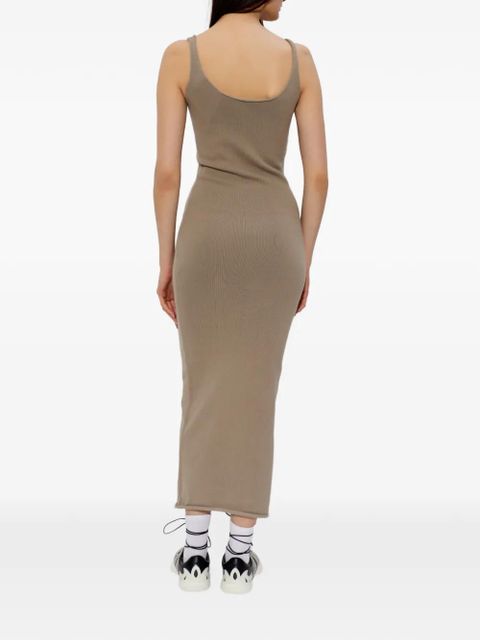 ENTIRE STUDIOS midi ribbed dress - Neutrals